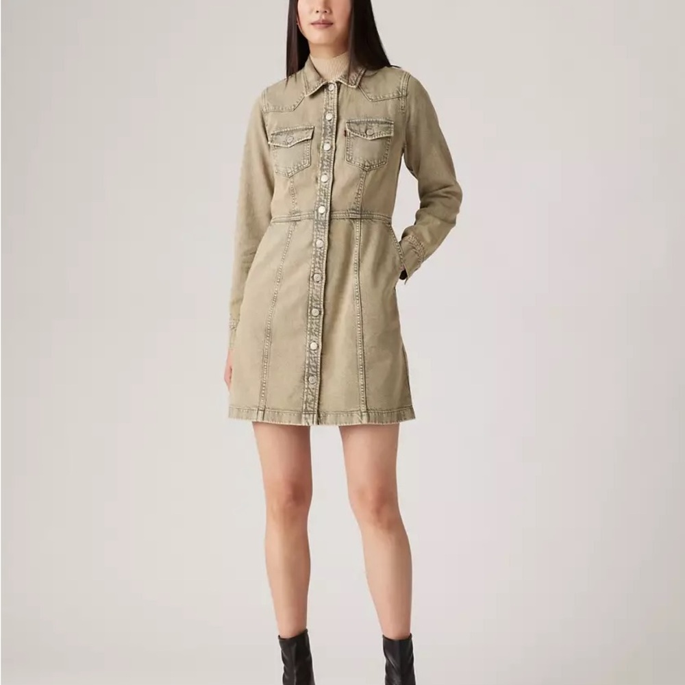 NWT Levi's FLYNN WESTERN DRESS
